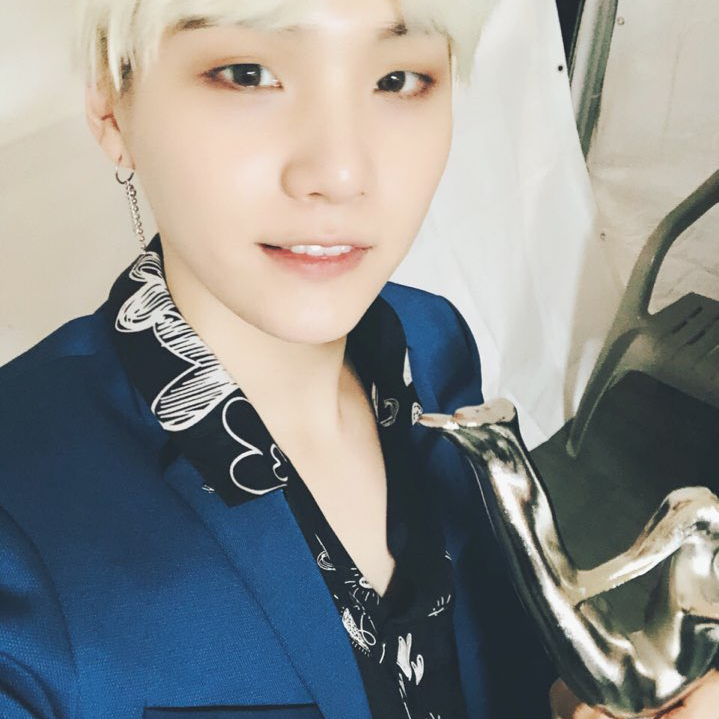 A moment captured by SUGA (BTS)'s fan