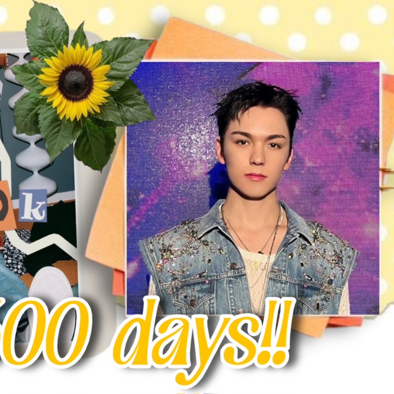 A moment captured by Vernon (SEVENTEEN)'s fan