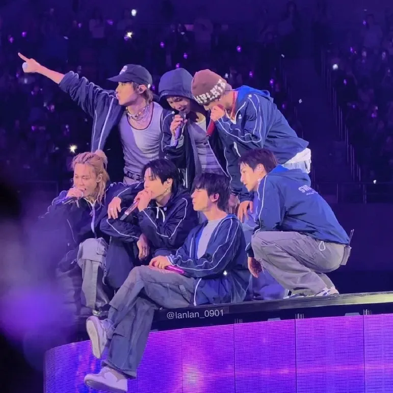 A moment captured by BTS's fan