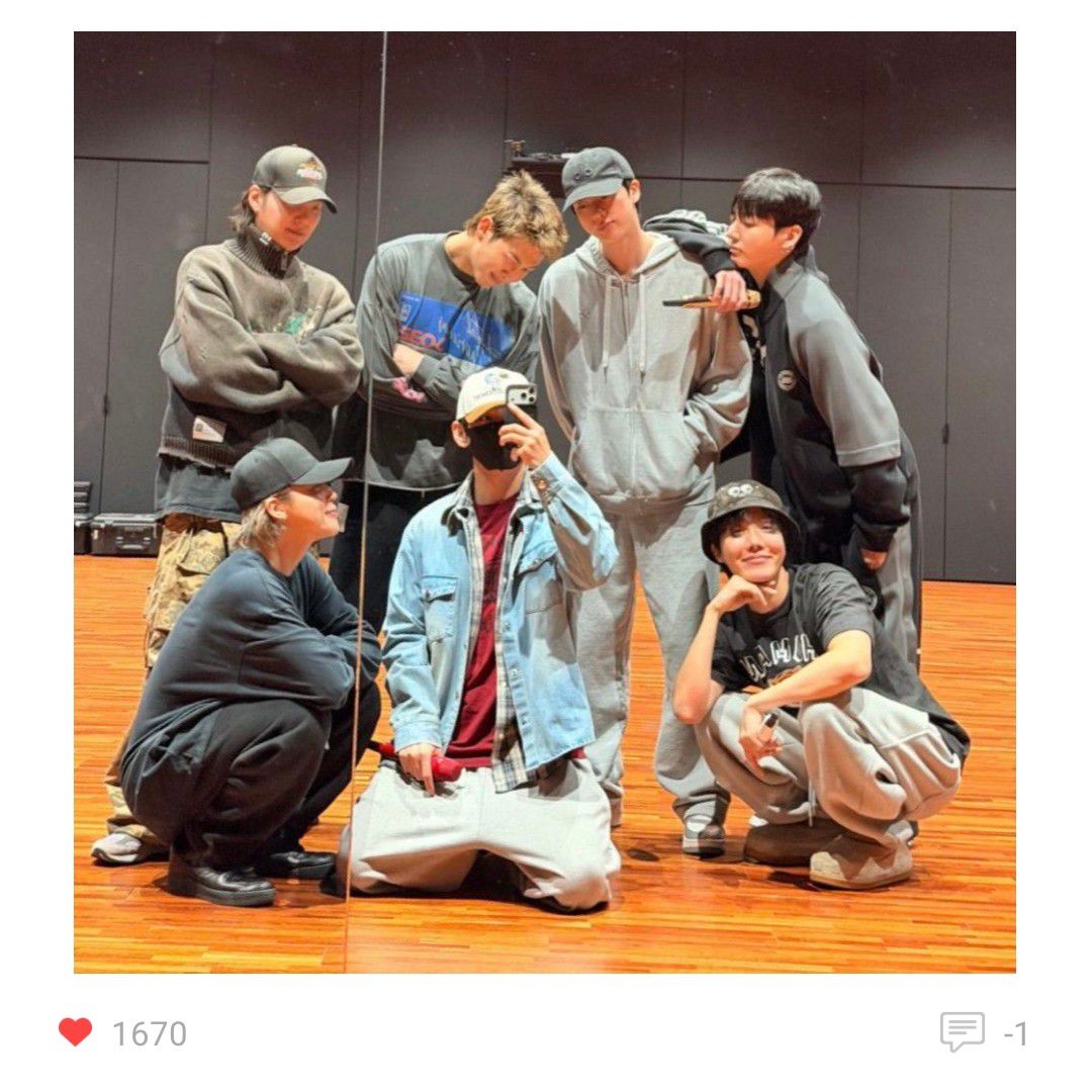 A moment captured by BTS's fan