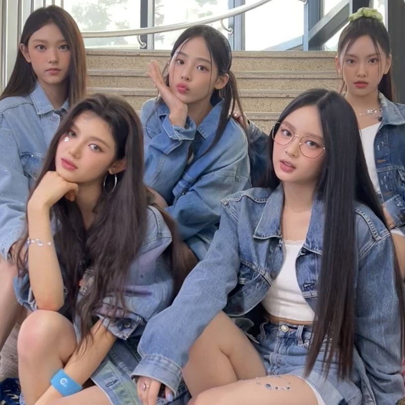 Recent activity shot of NewJeans