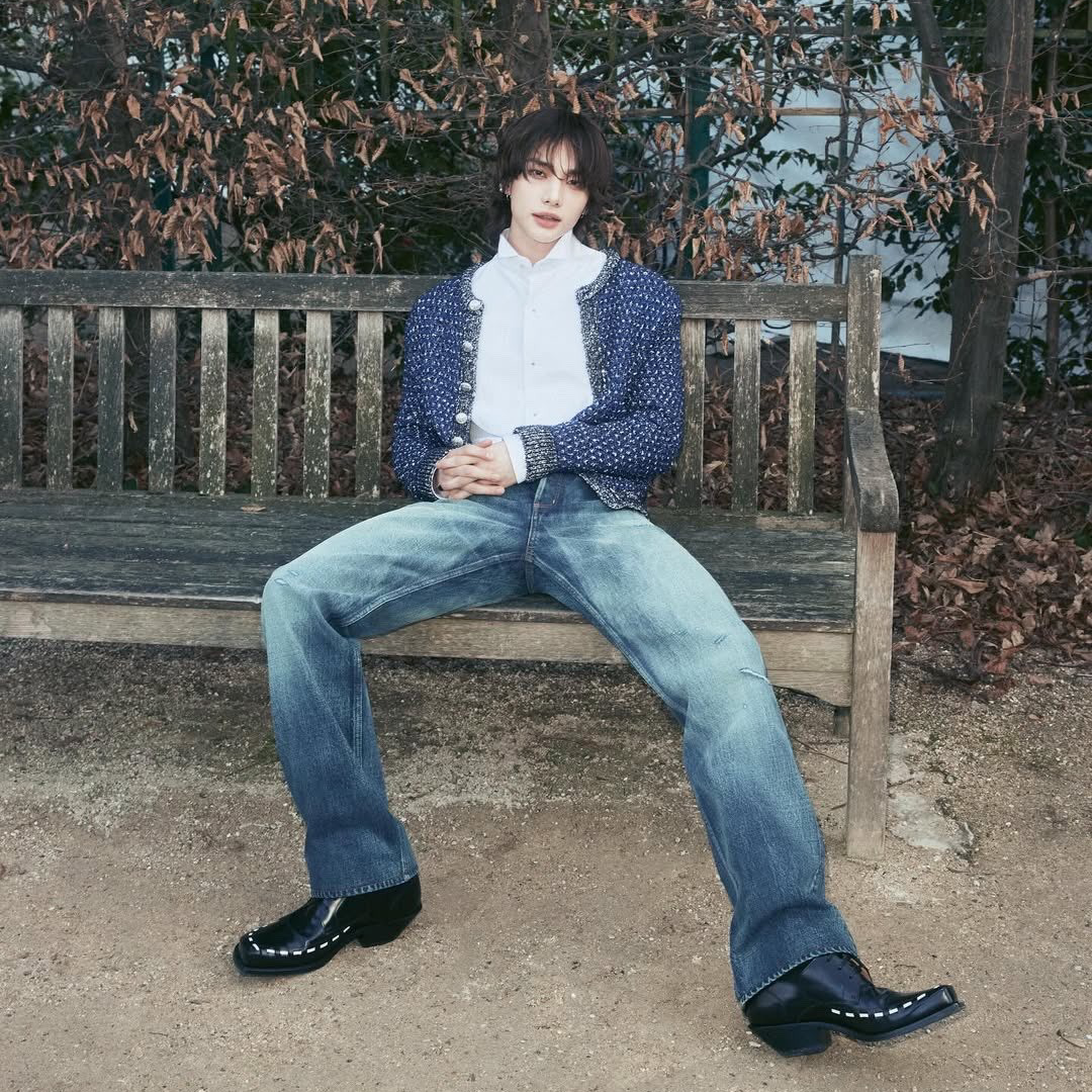 Behind-the-scenes cut of Hyunjin (Stray Kids)