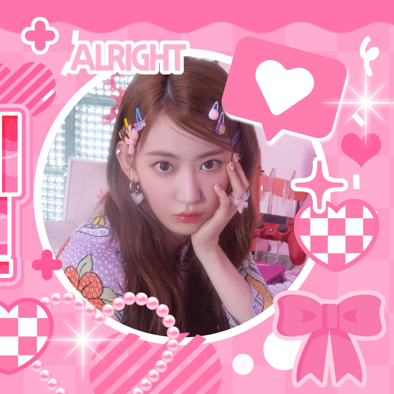 Recent activity shot of Sakura (LE SSERAFIM)