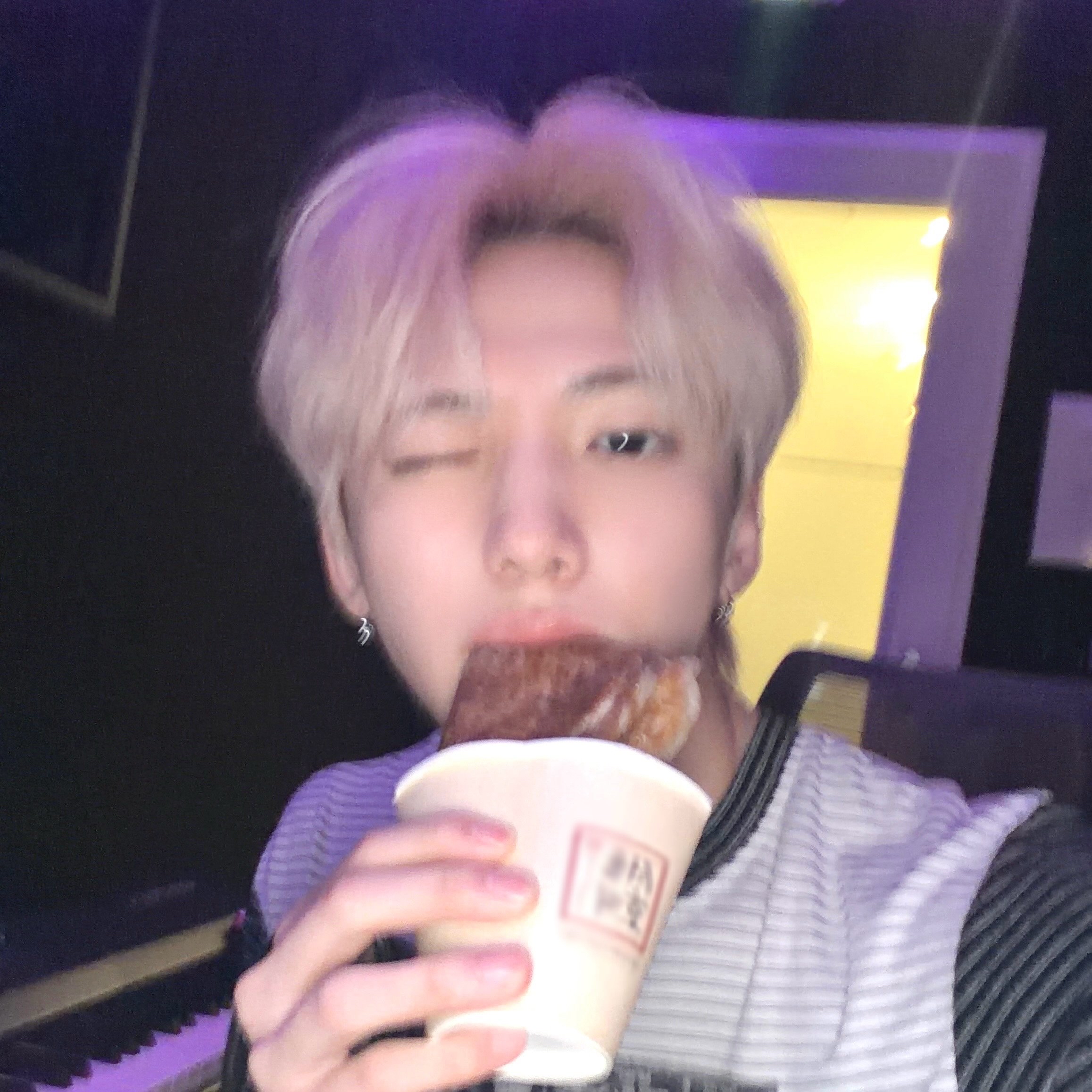 A moment captured by Minjae (Xikers)'s fan