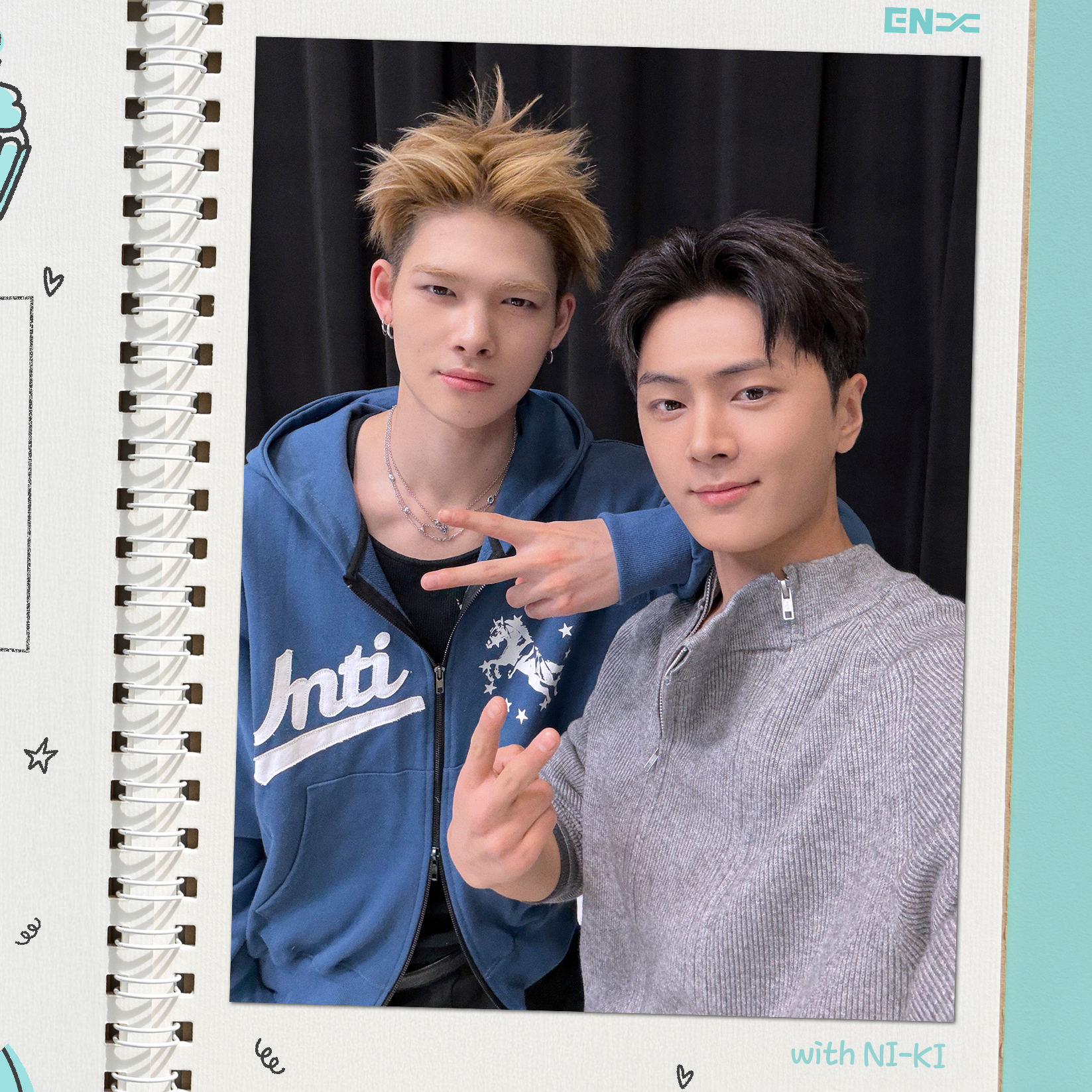 Recent activity shot of NI-KI (ENHYPEN)