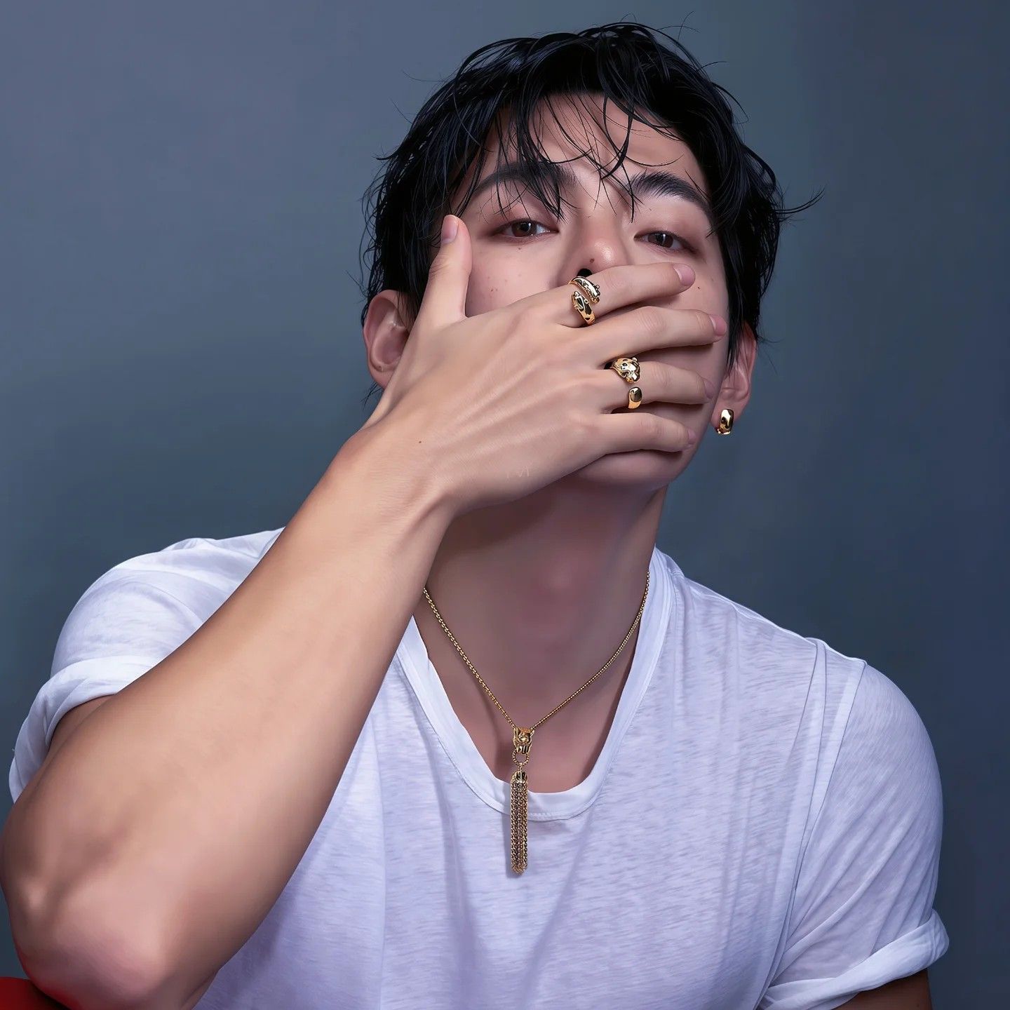 A moment captured by V (BTS)'s fan