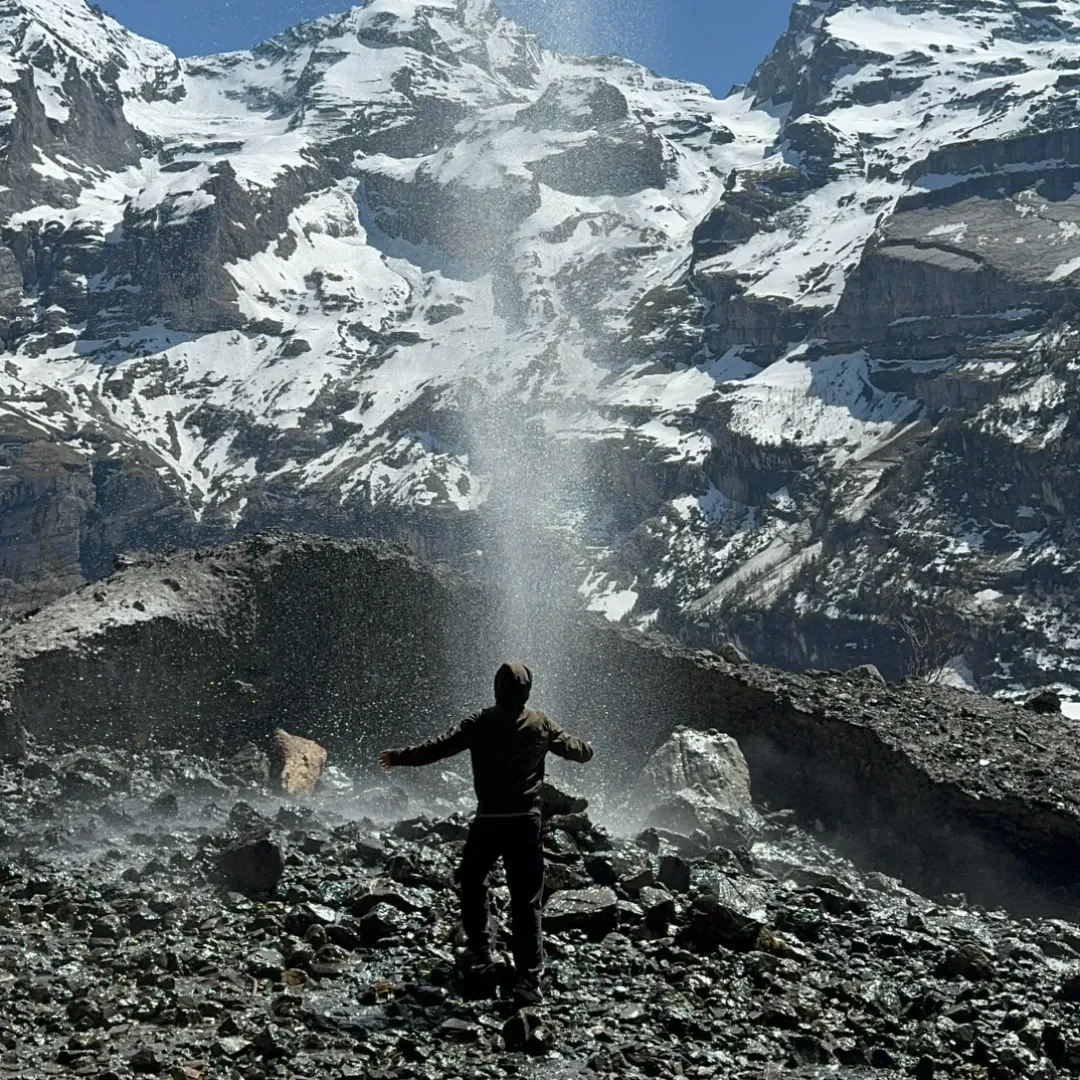 A moment captured by Shinwon (PENTAGON)'s fan