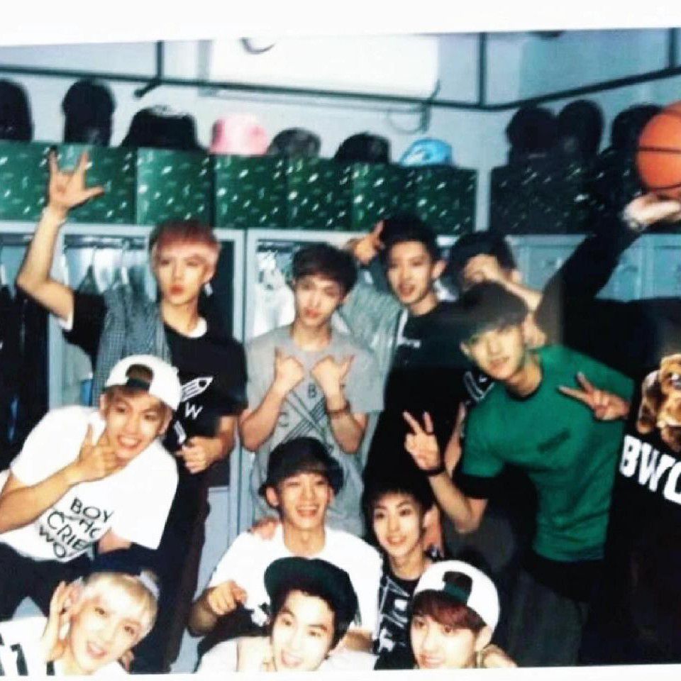 Recent activity shot of EXO