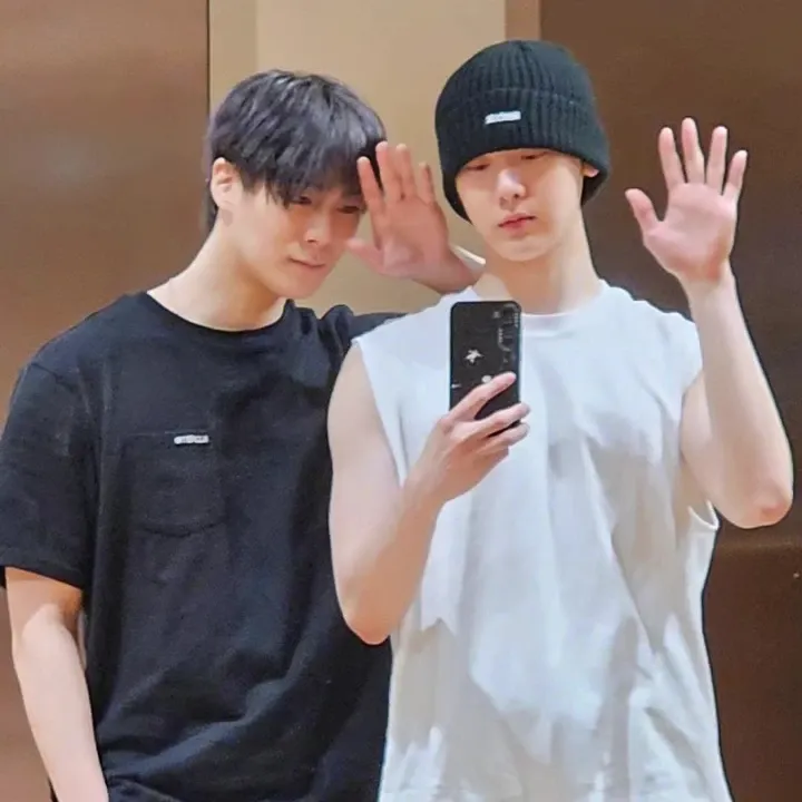 Recent activity shot of Moonbin (ASTRO)