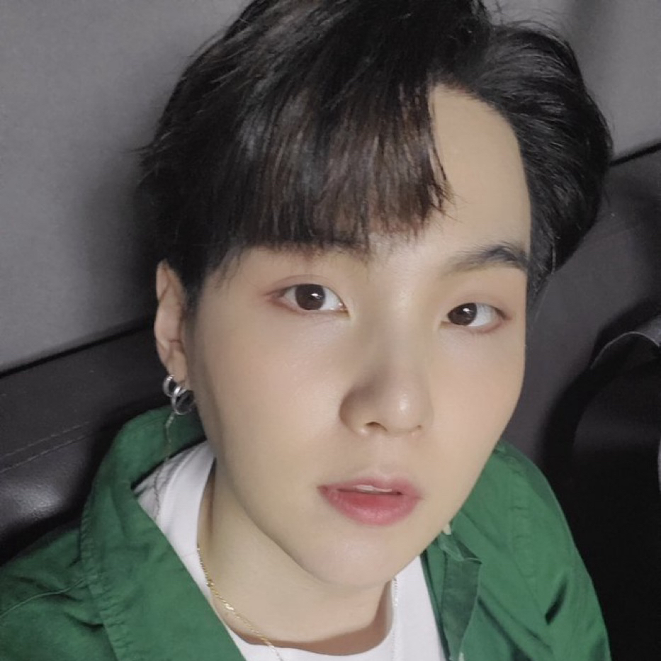 Recent activity shot of SUGA (BTS)
