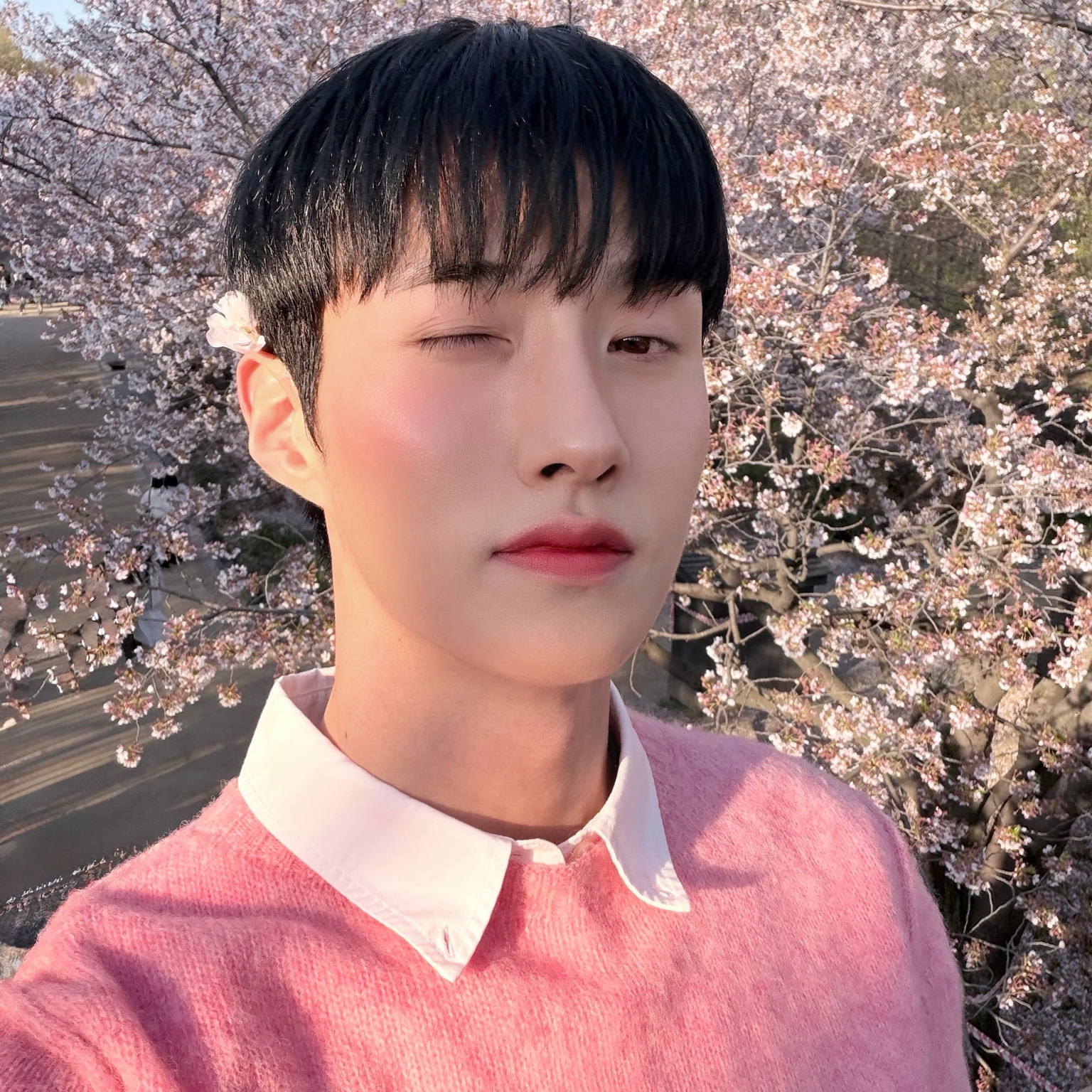 A moment captured by Yeoone (PENTAGON)'s fan