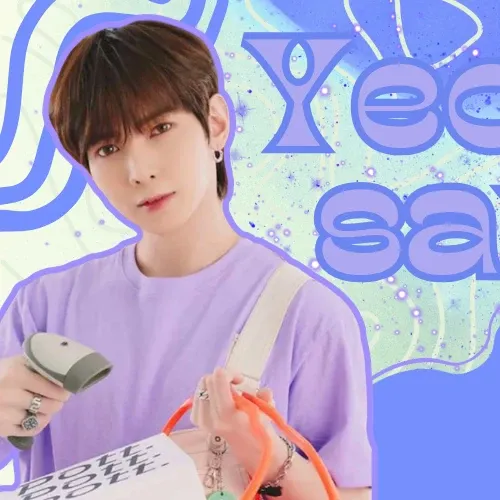 Recent activity shot of Yeosang (ATEEZ)