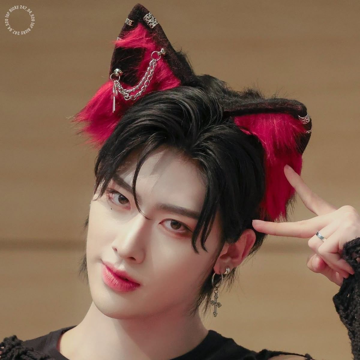 A moment captured by Ricky (ZEROBASEONE)'s fan