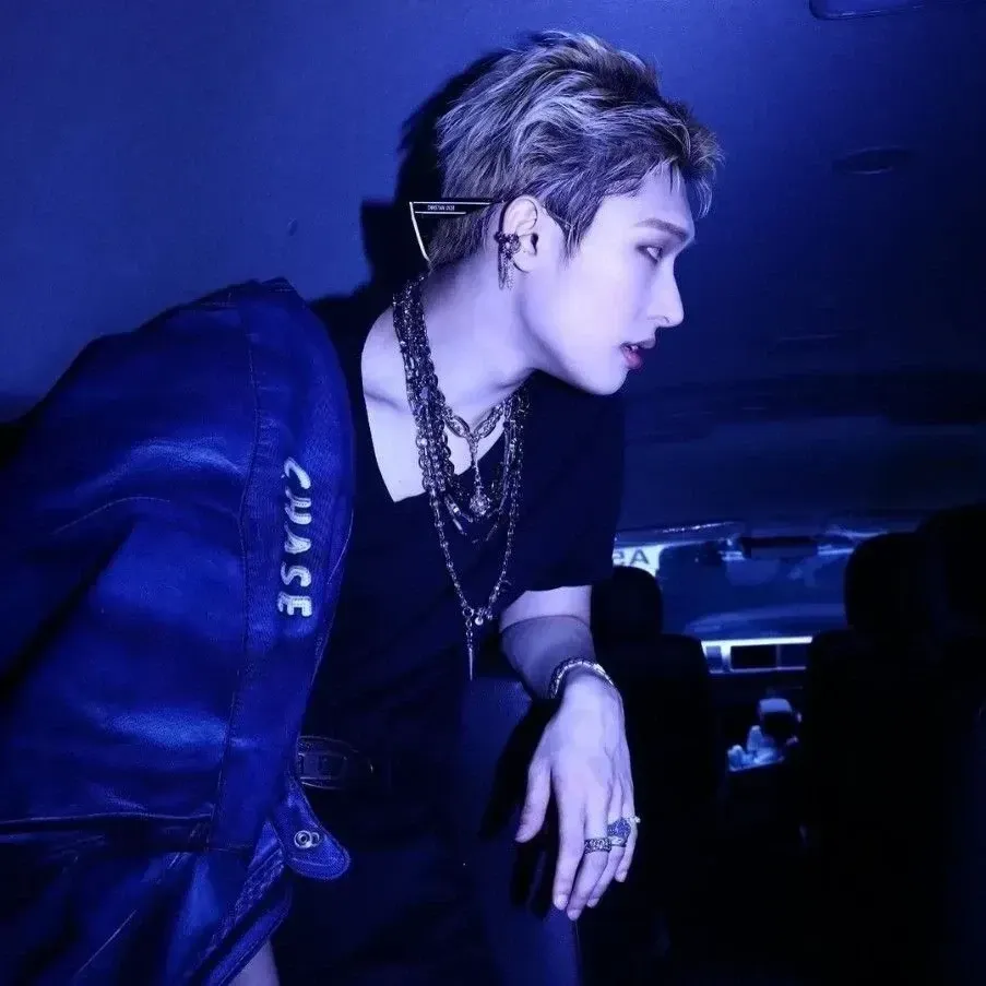 Recent activity shot of Mingi (ATEEZ)