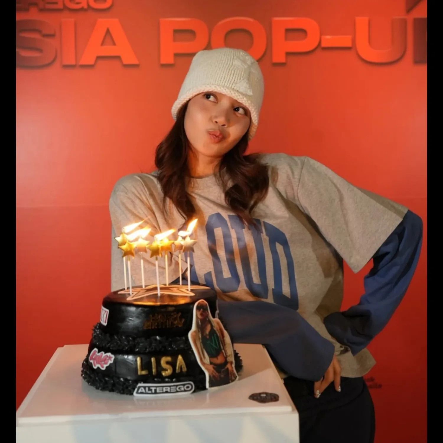 Lisa (BLACKPINK)粉丝拍下的瞬间