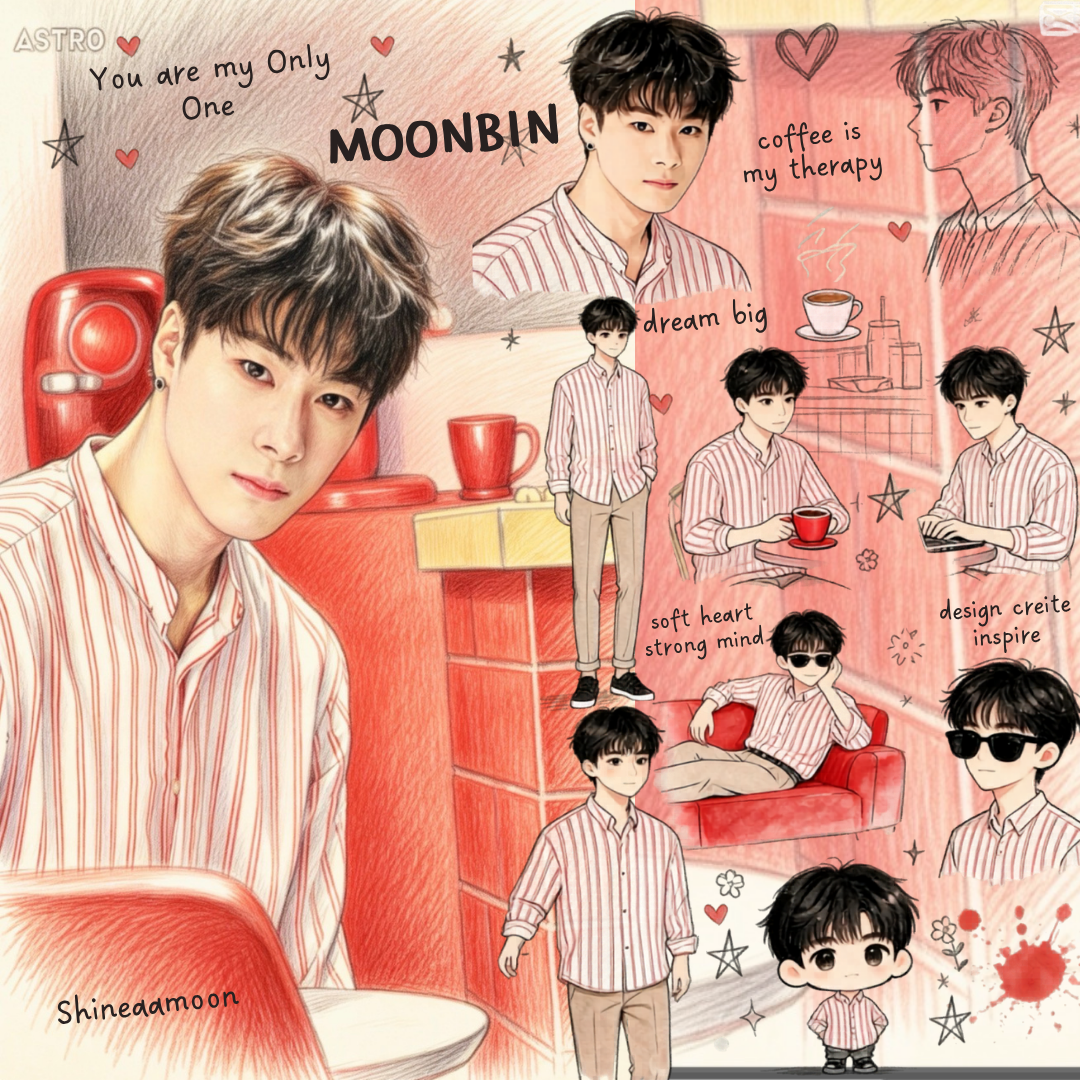 A moment captured by Moonbin (ASTRO)'s fan