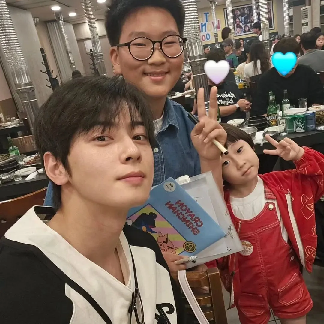 Momen yang diabadikan oleh penggemar Eunwoo (ASTRO)