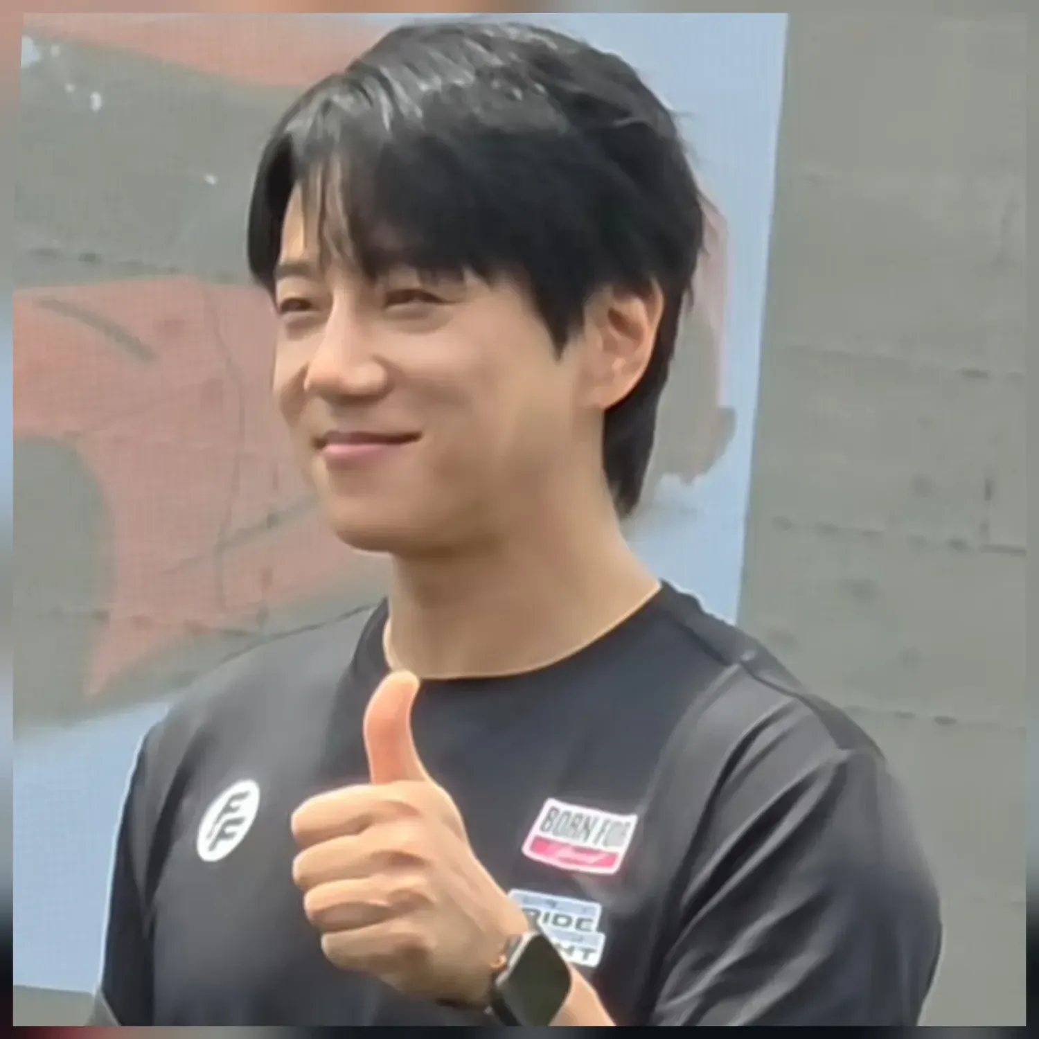 A moment captured by Hwang Chiyeol's fan