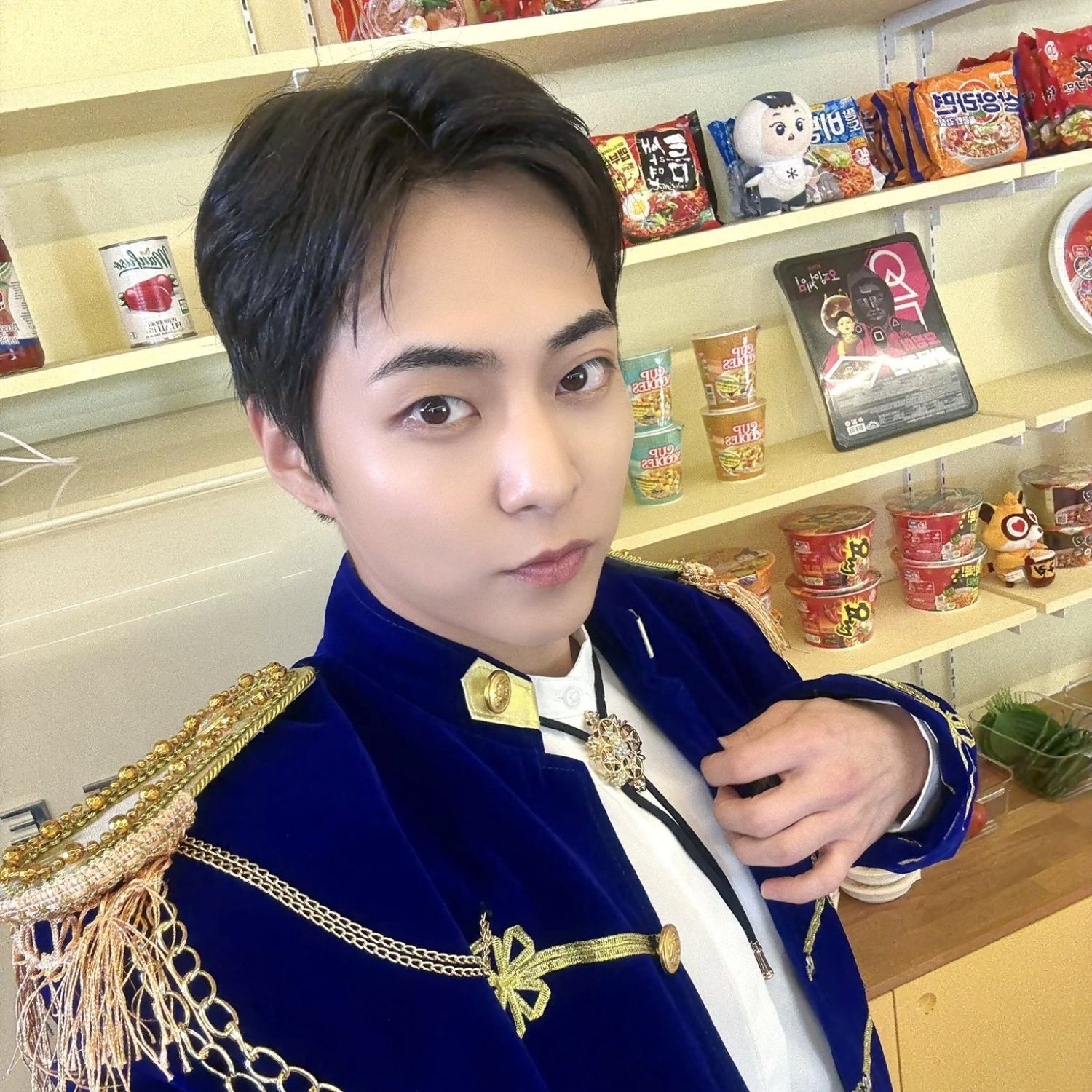 A moment captured by Xiumin (EXO)'s fan