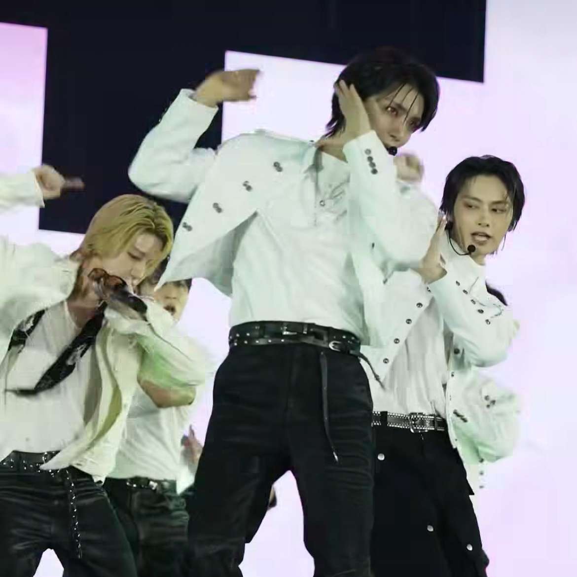 A moment captured by Joshua (SEVENTEEN)'s fan