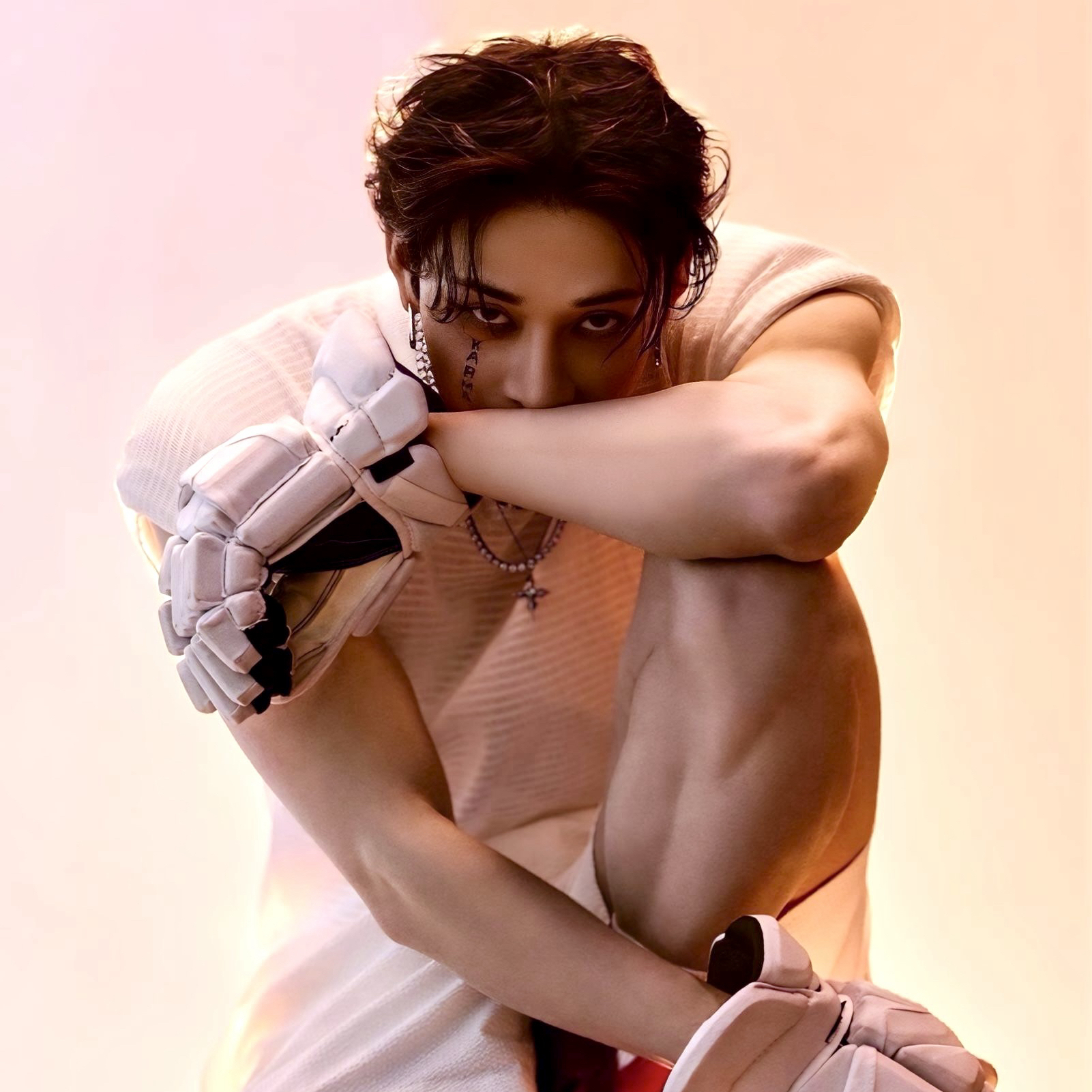 A moment captured by Bang Chan (Stray Kids)'s fan