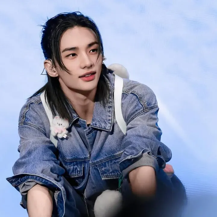 Recent activity shot of Hyunjin (Stray Kids)