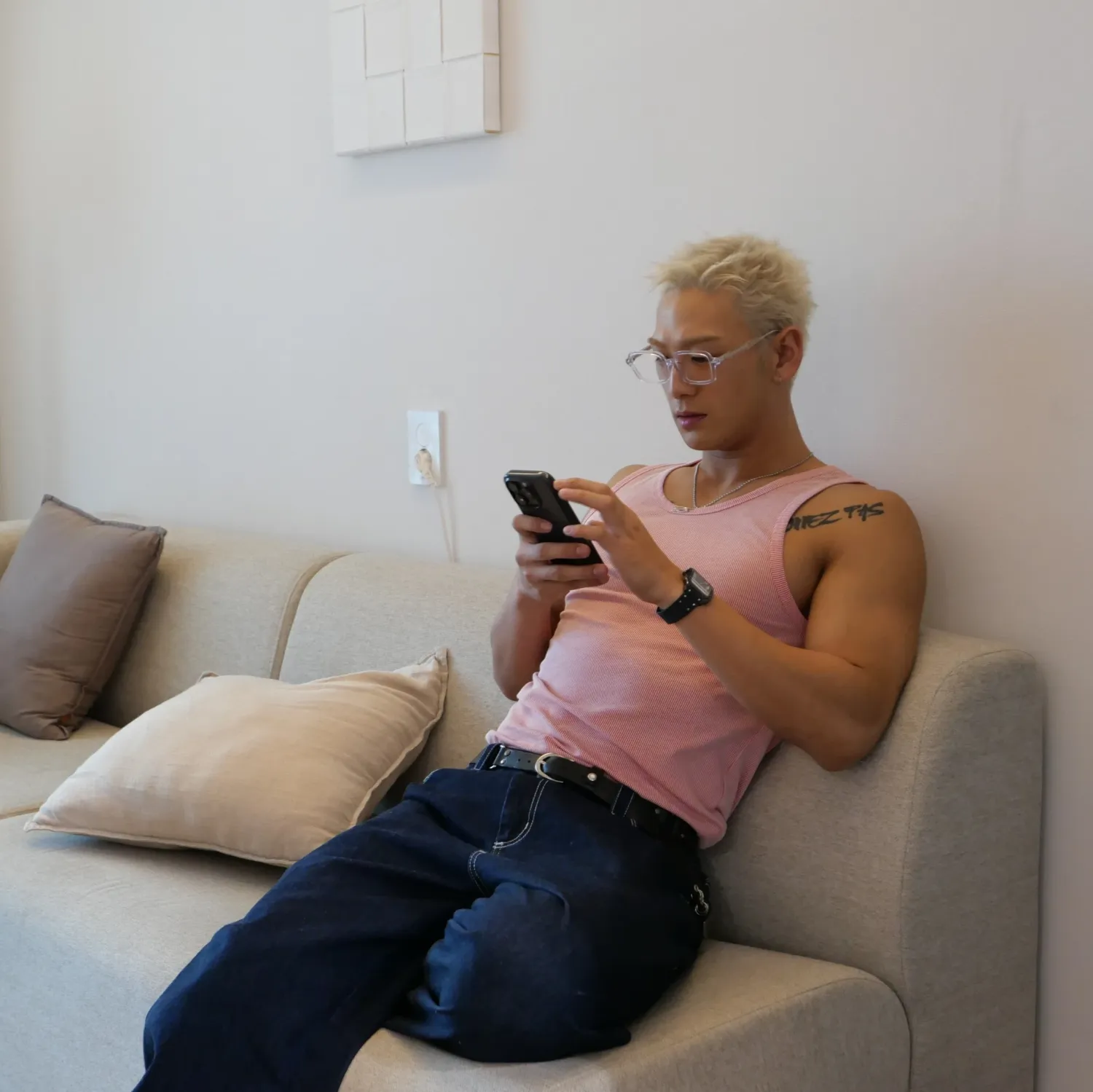 A moment captured by Baekho's fan