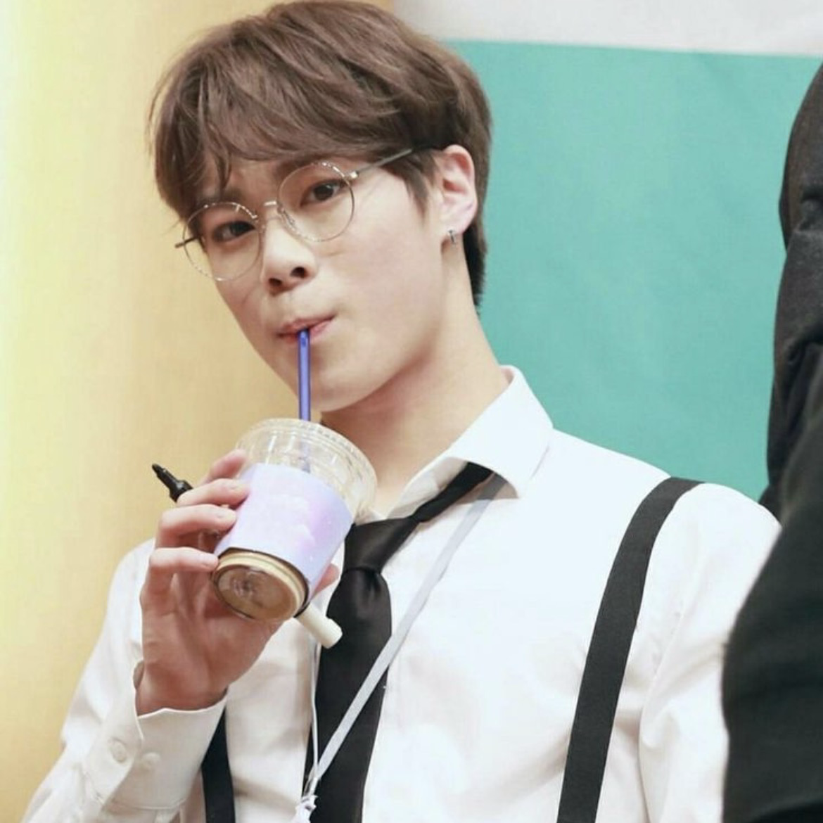 Recent activity shot of Moonbin (ASTRO)