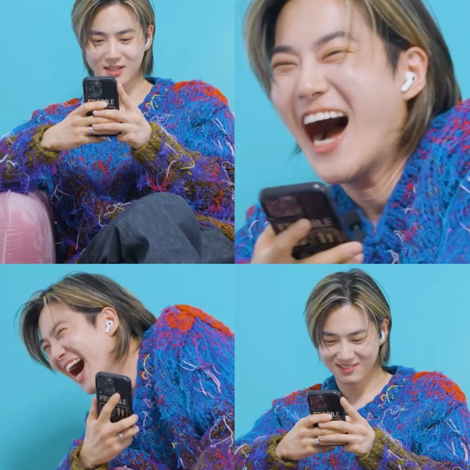 Behind-the-scenes cut of Suho (EXO)