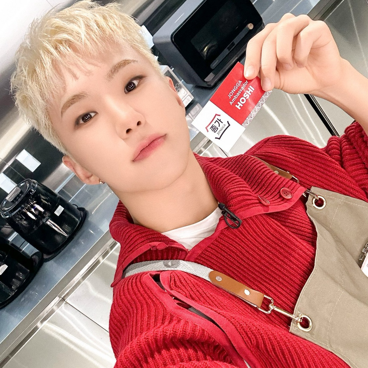 Recent activity shot of Hoshi (SEVENTEEN)