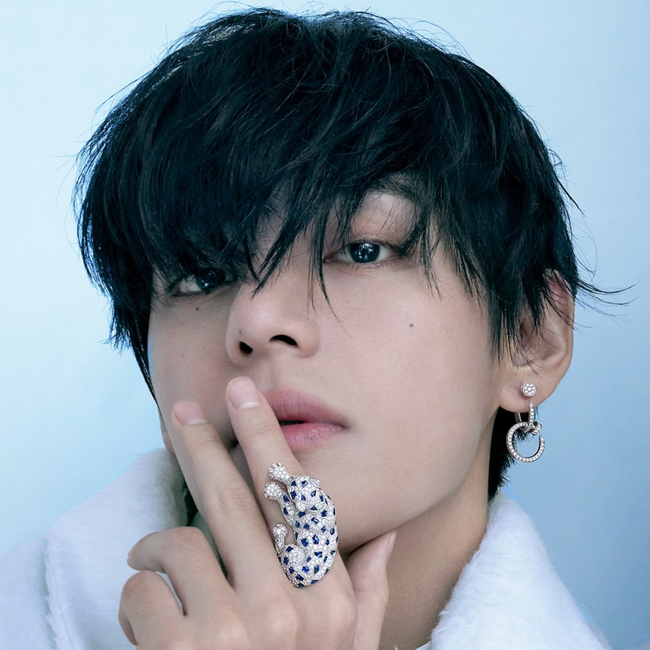 A moment captured by V (BTS)'s fan