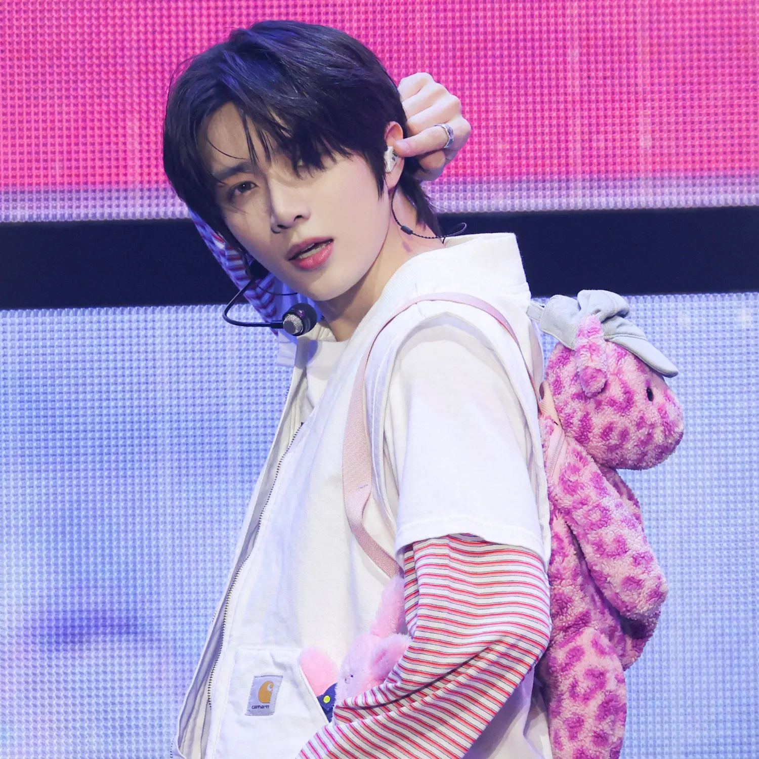 A moment captured by Beomgyu (TOMORROW X TOGETHER)'s fan