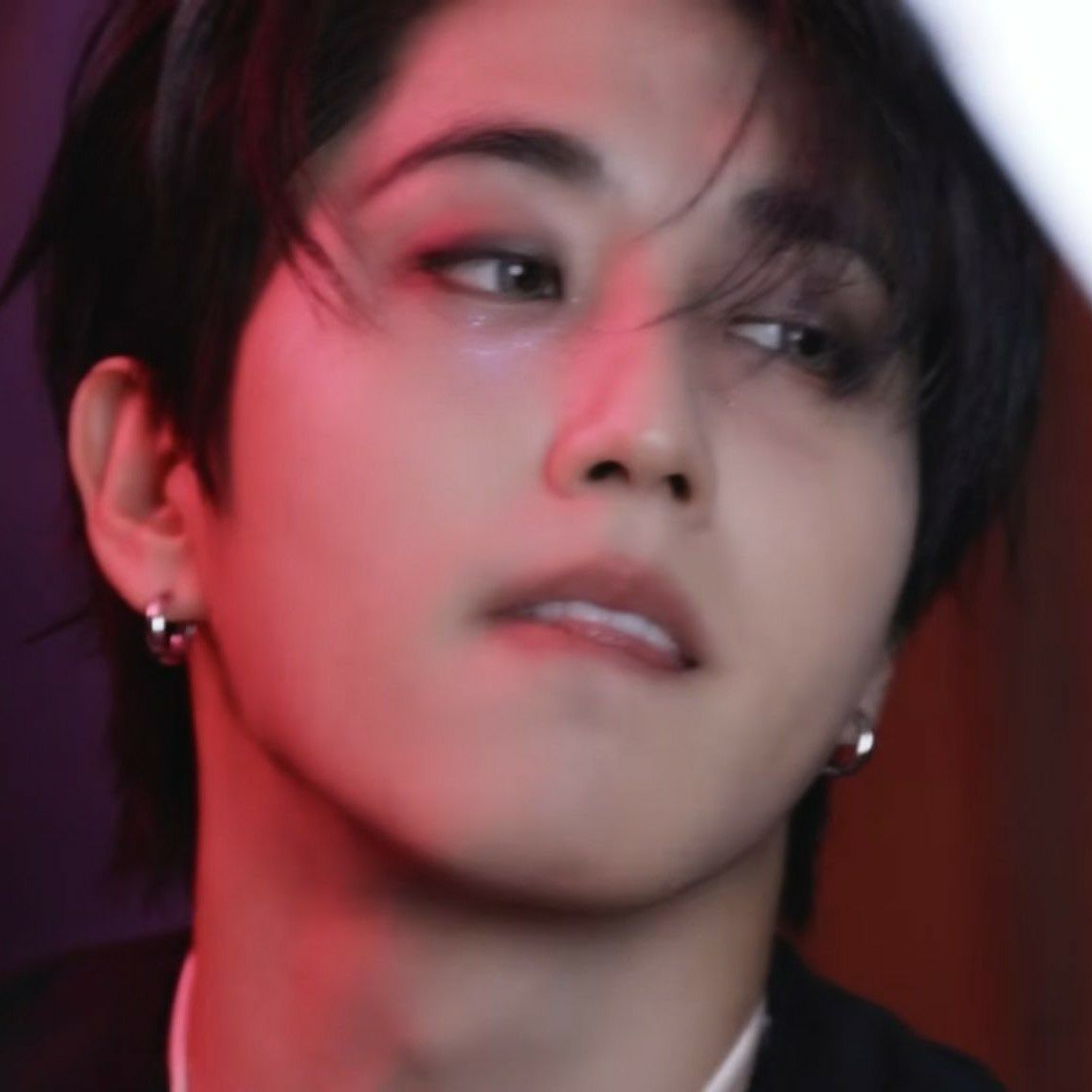 A moment captured by Stray Kids's fan