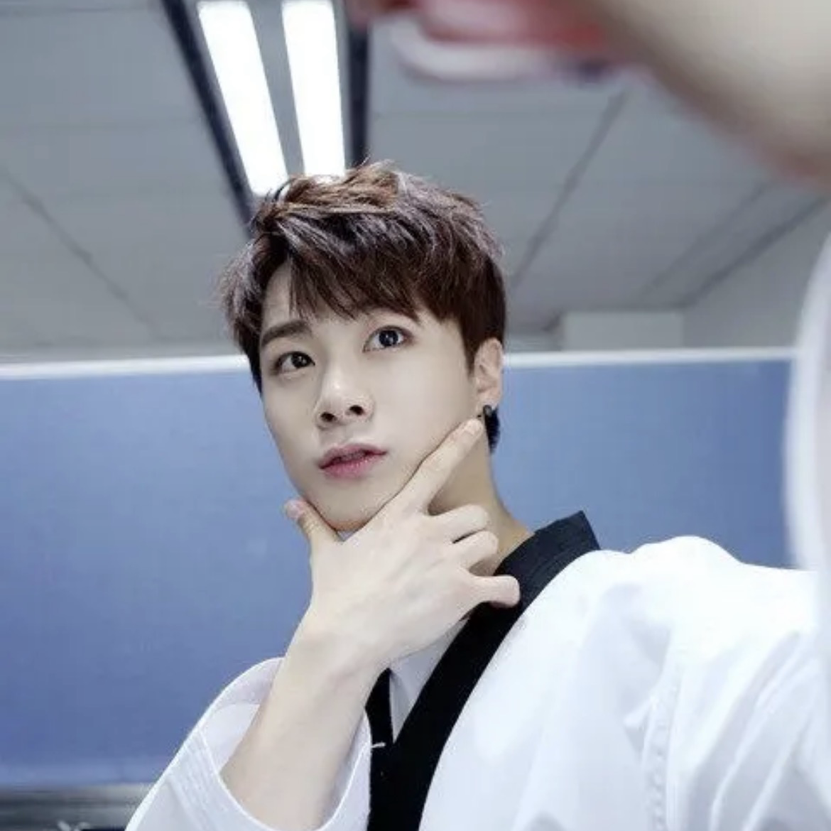 A moment captured by Moonbin (ASTRO)'s fan