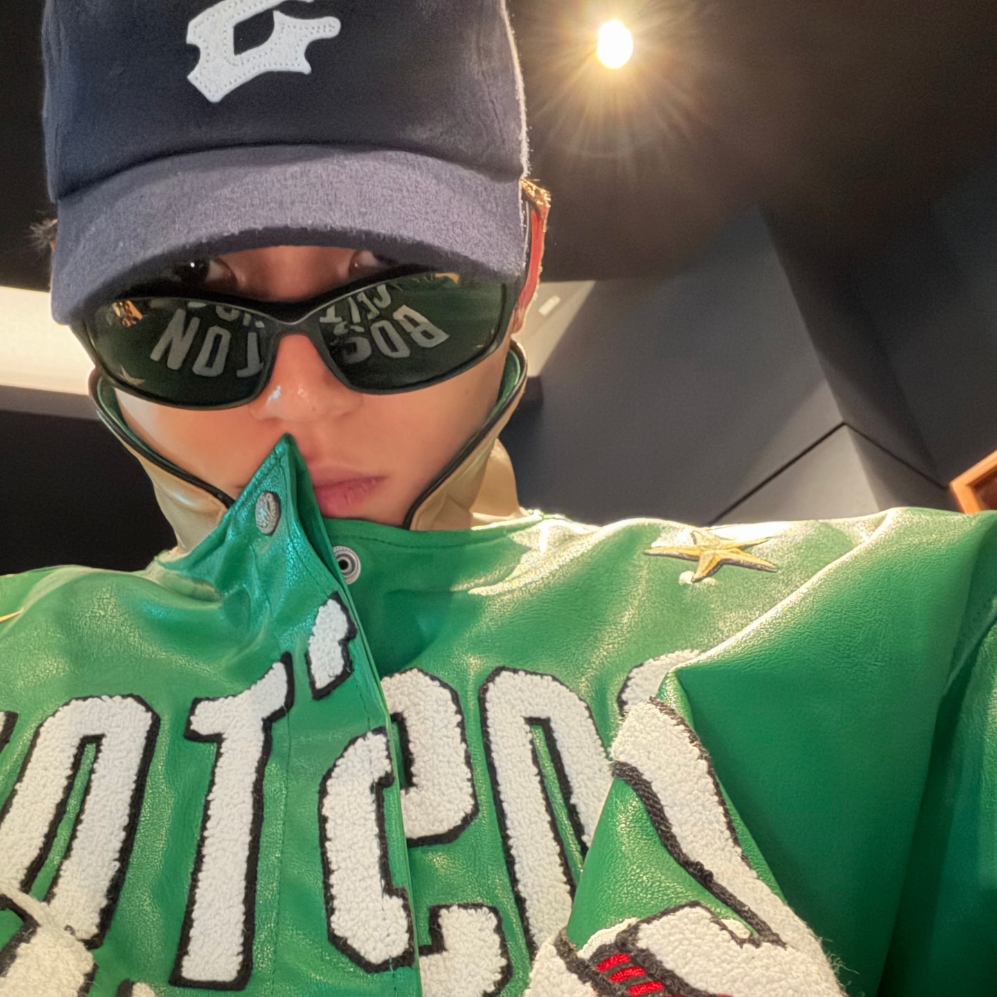 A moment captured by Mingyu (SEVENTEEN)'s fan