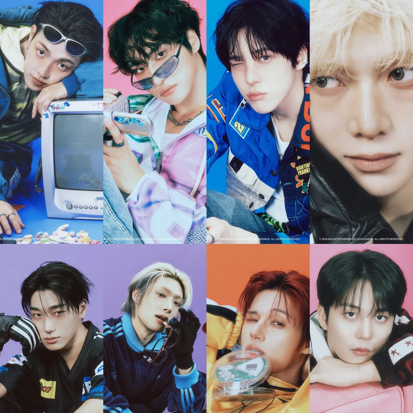 ATEEZの舞台裏ショット