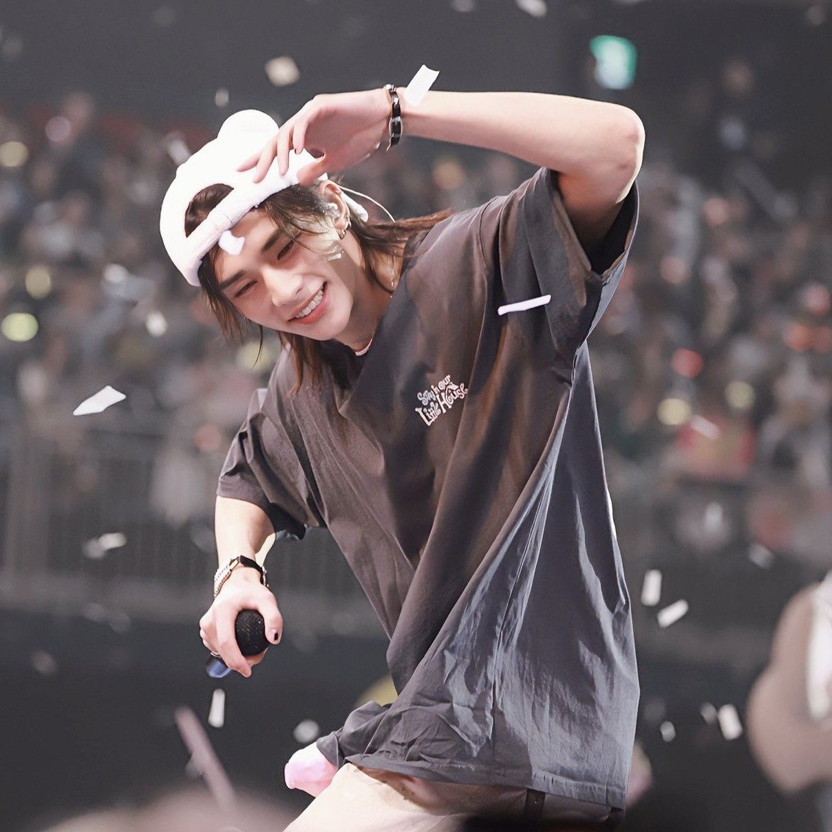 Recent activity shot of Hyunjin (Stray Kids)