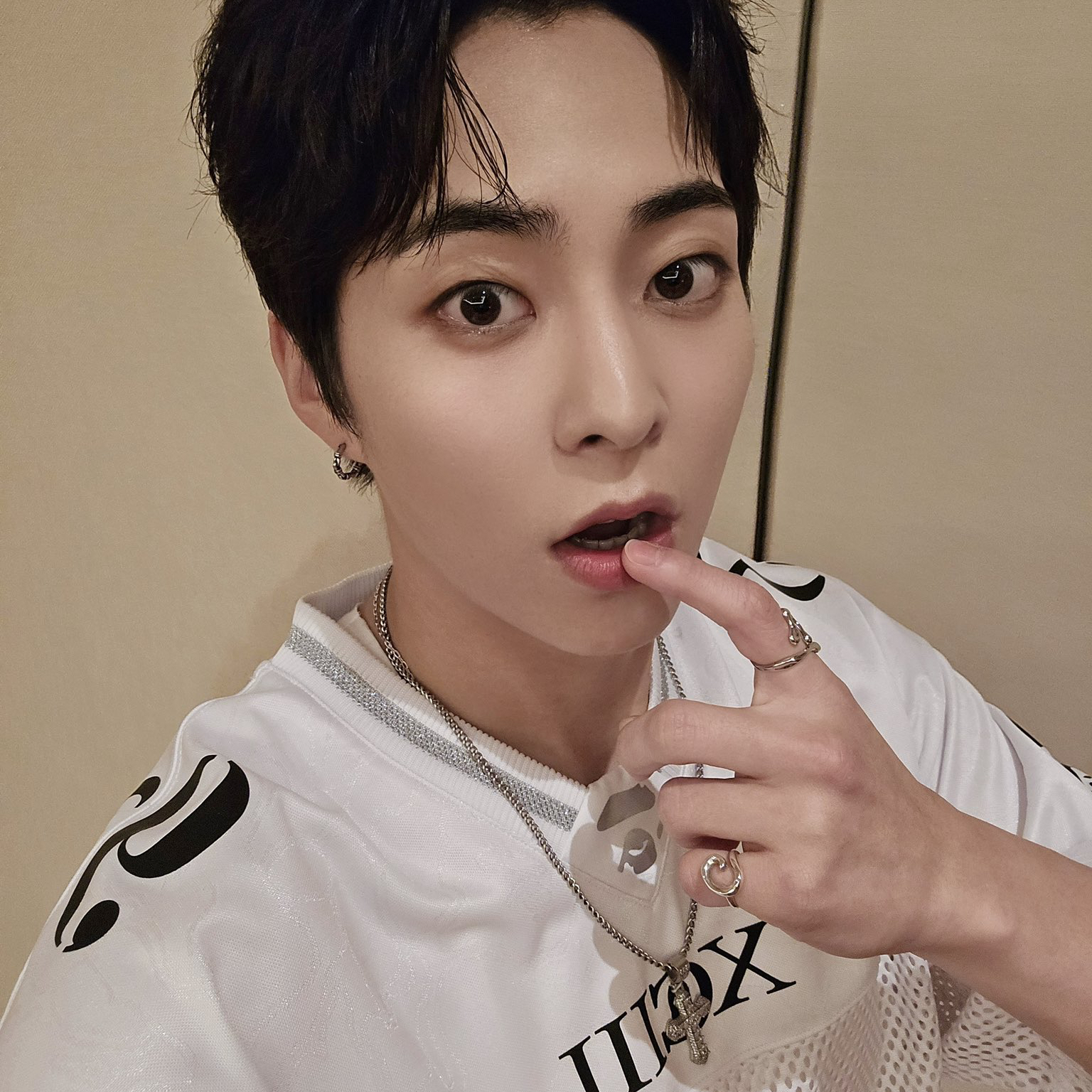 Recent activity shot of Xiumin (EXO)