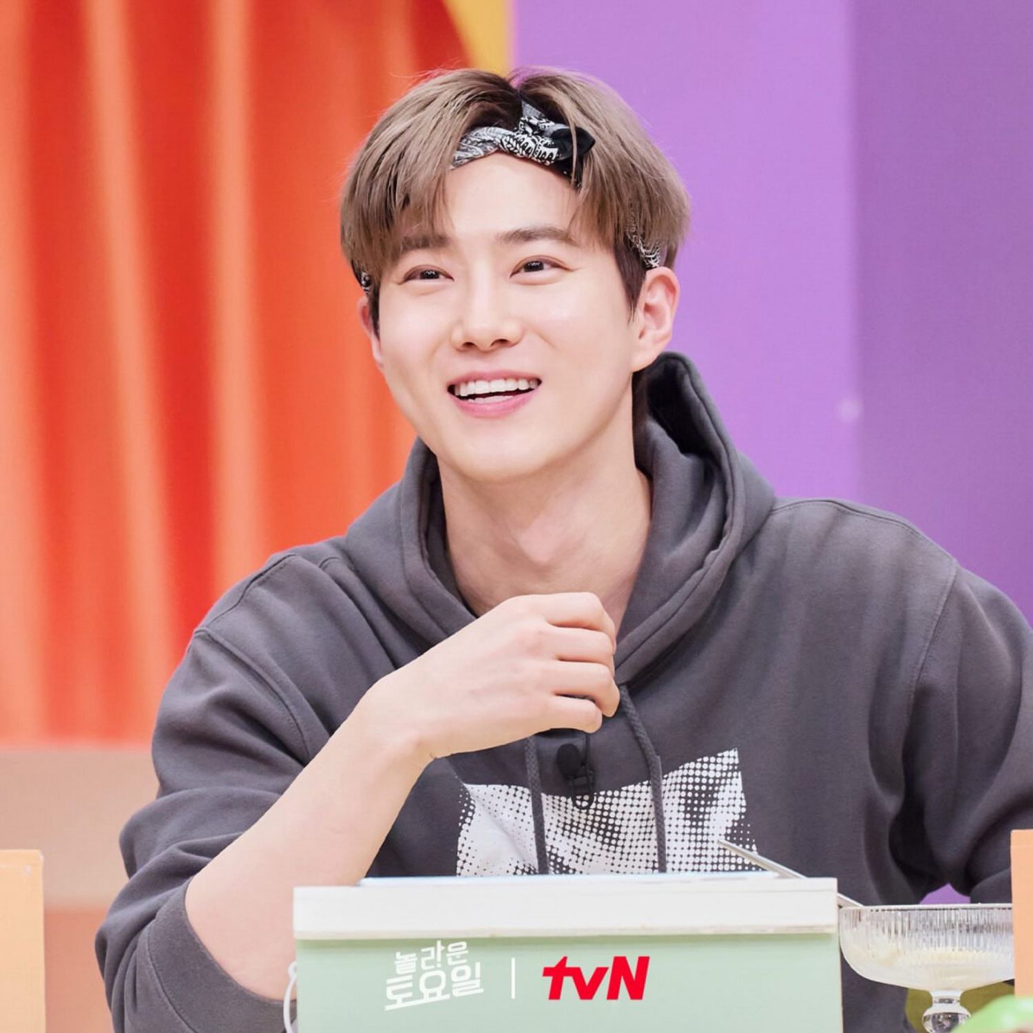 Recent activity shot of Suho (EXO)