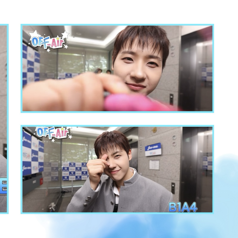 Behind-the-scenes cut of CNU (B1A4)