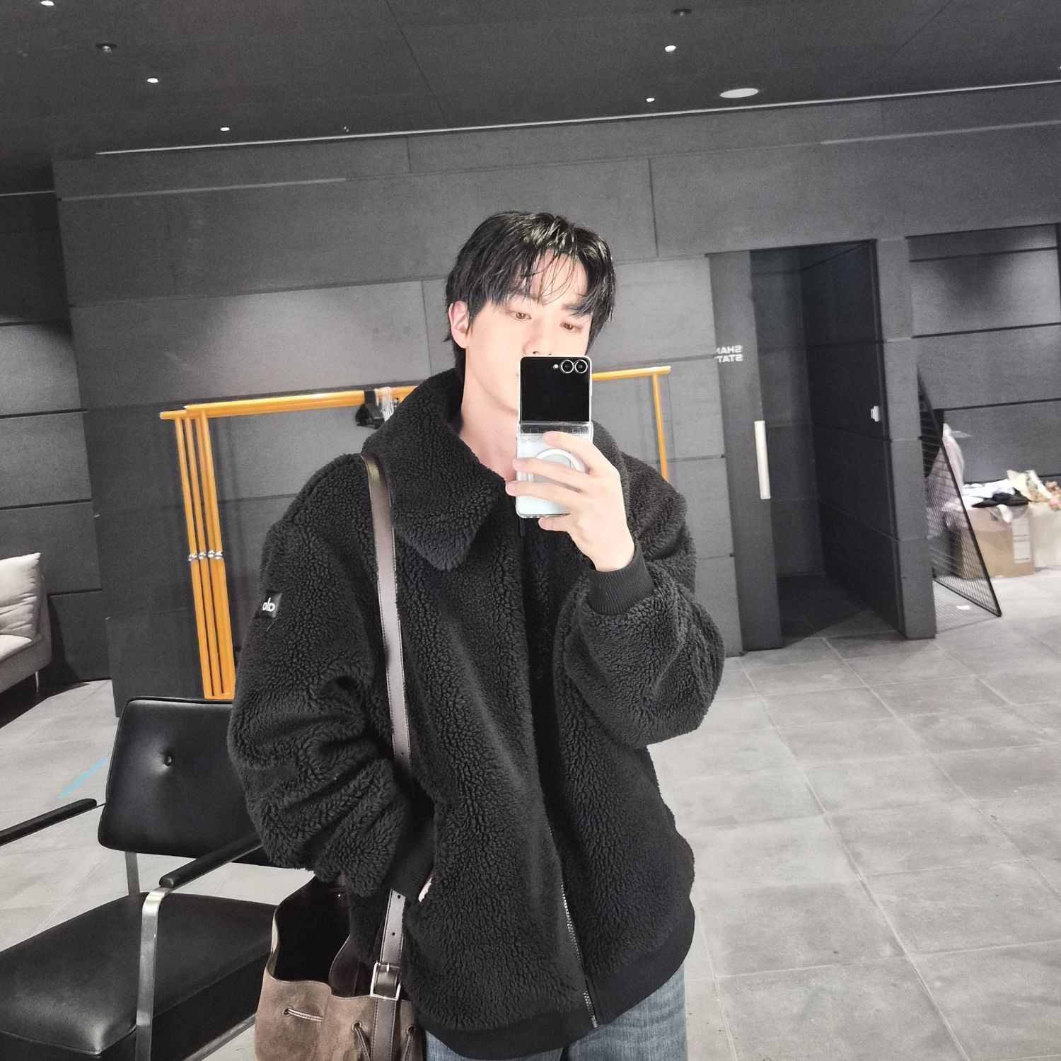 A moment captured by Jin (BTS)'s fan