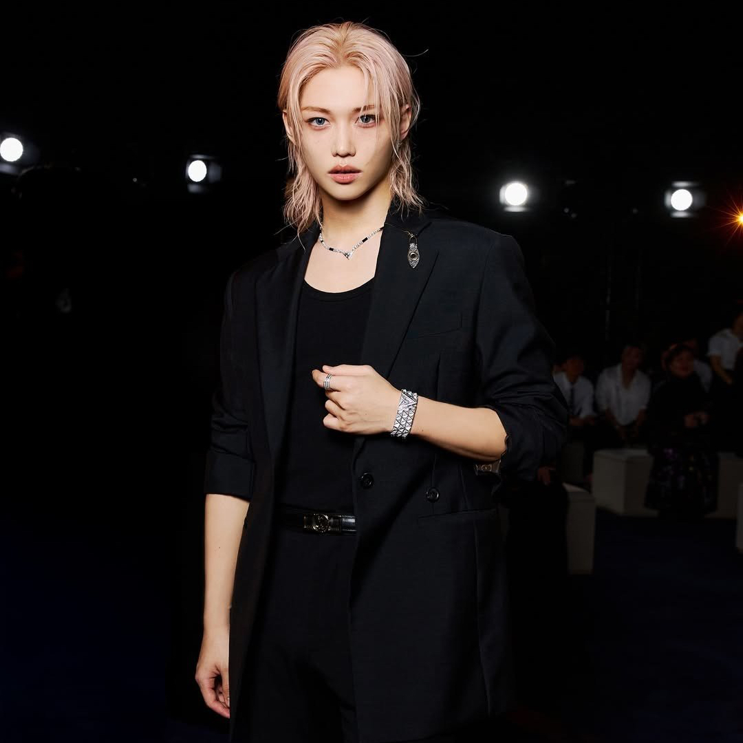 A moment captured by Felix (Stray Kids)'s fan