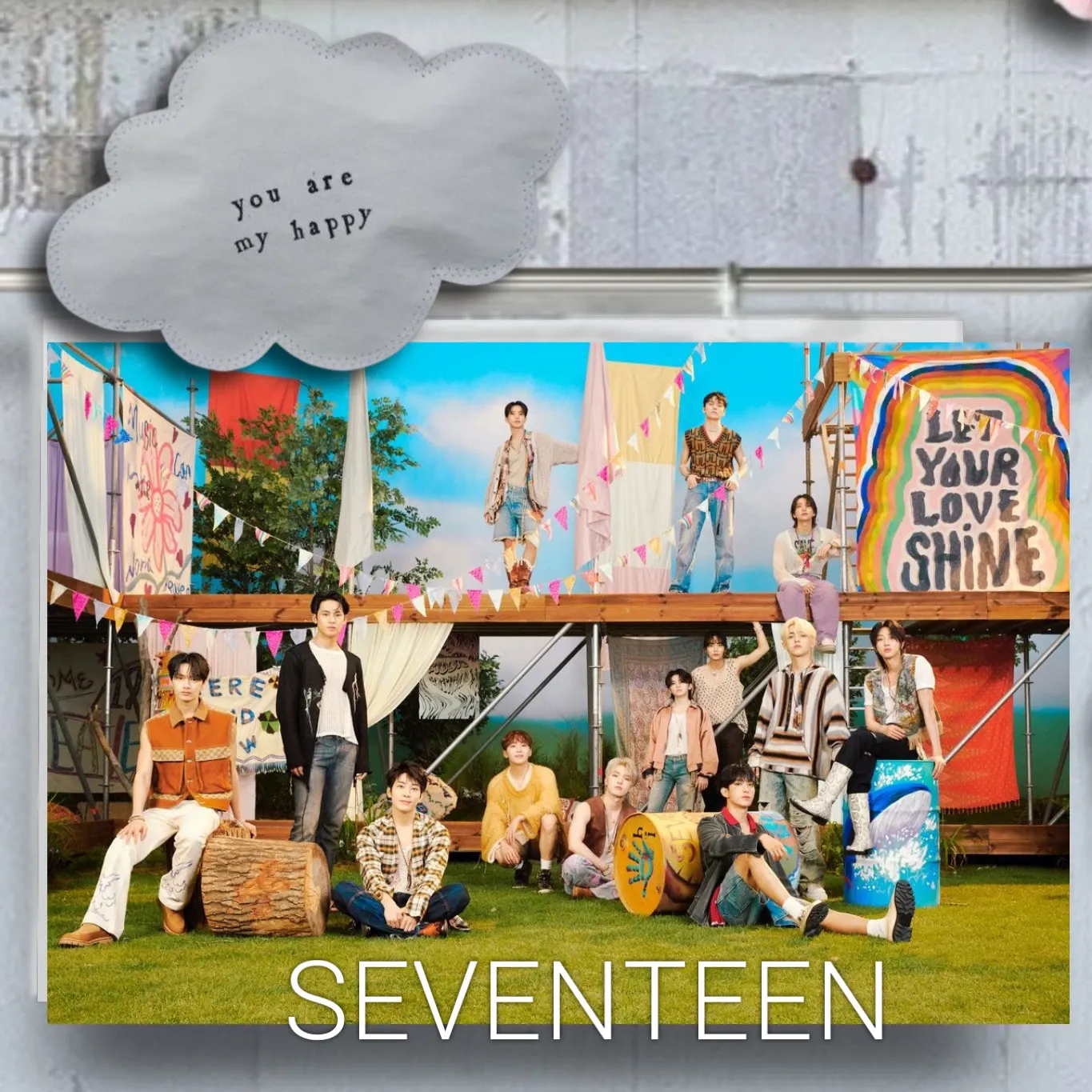 SEVENTEENの舞台裏ショット