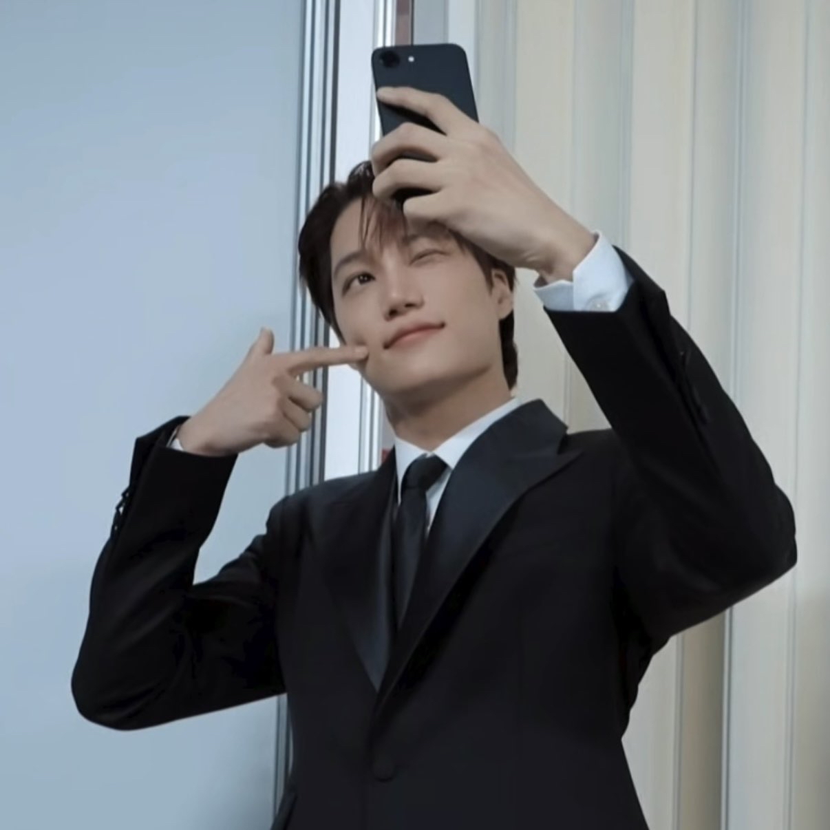 A moment captured by Kai (EXO)'s fan