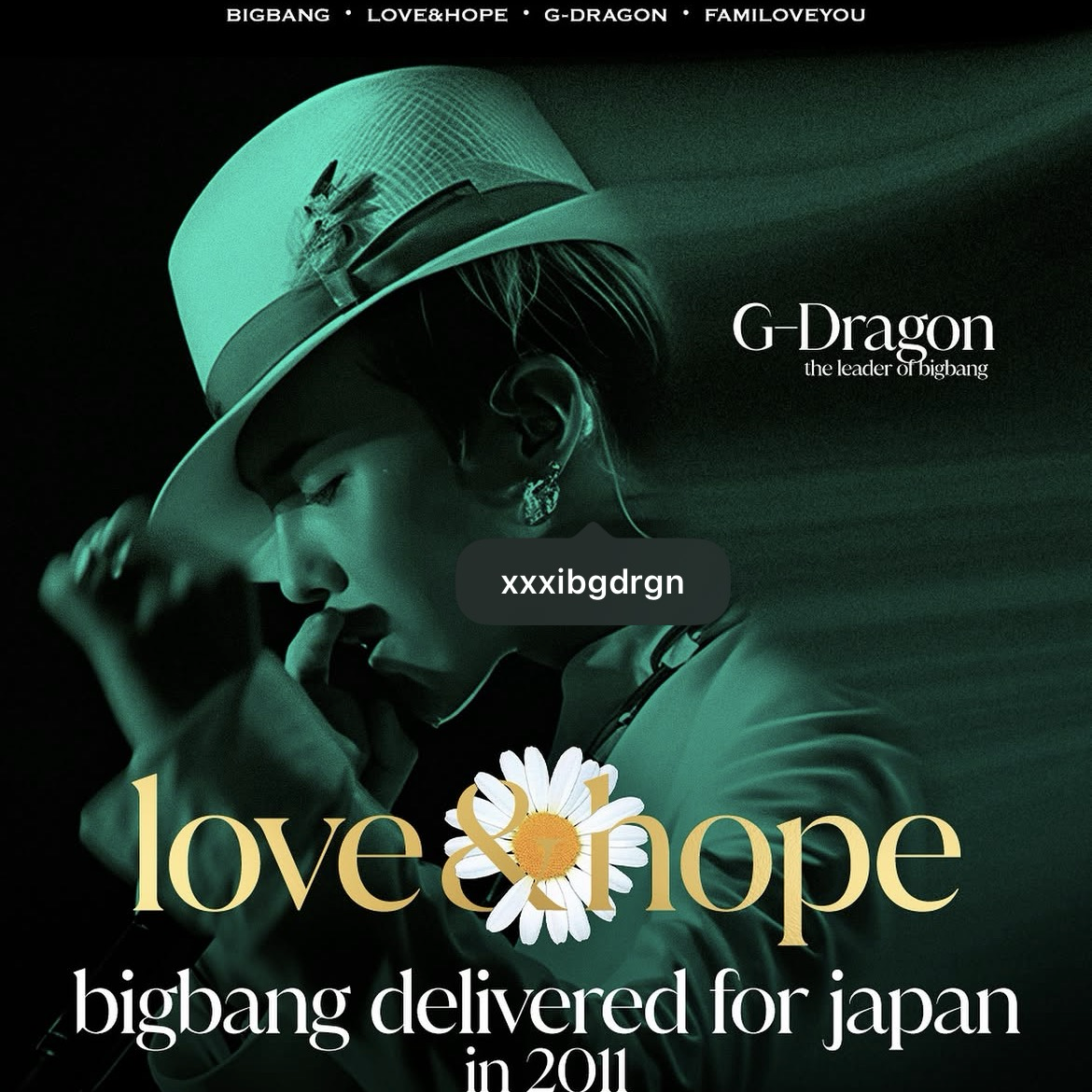Recent activity shot of G-DRAGON (BIGBANG)
