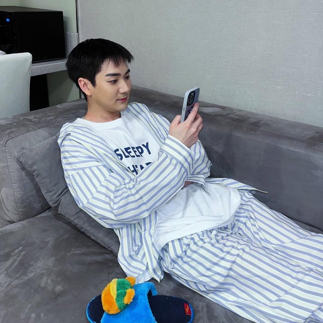 A moment captured by Aron's fan