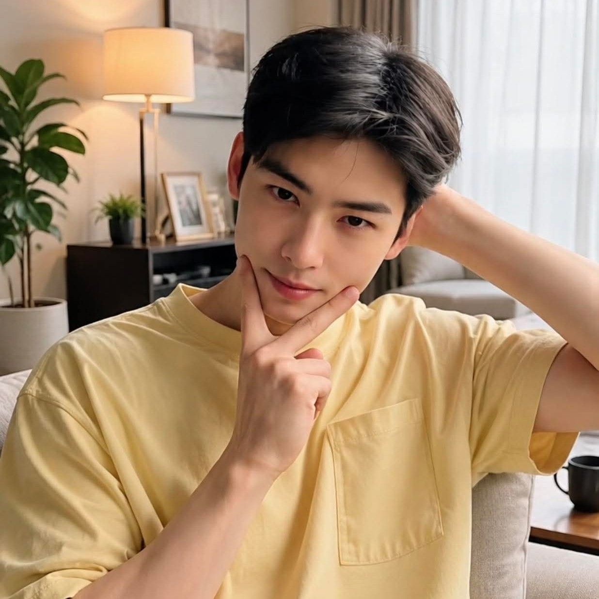 A moment captured by Eunwoo (ASTRO)'s fan