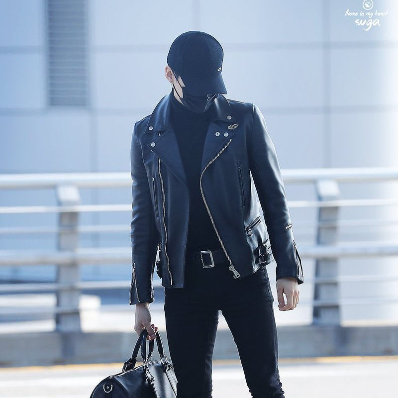 Recent activity shot of SUGA (BTS)