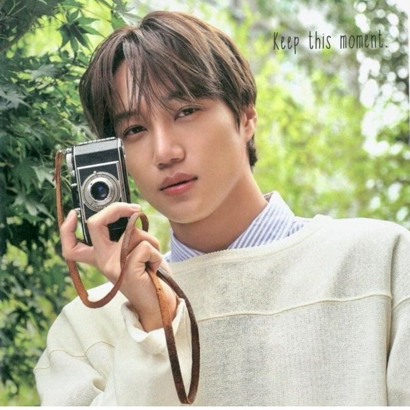 Recent activity shot of Kai (EXO)