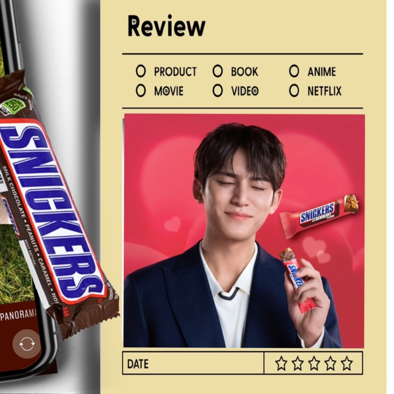 A moment captured by Mingyu (SEVENTEEN)'s fan